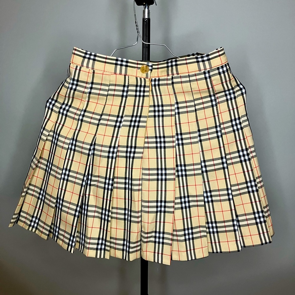 Plaid Designer Inspired Mini Skirt